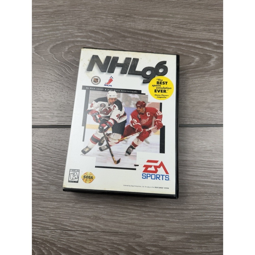 NHL 96 (Sega Genesis, 1995) With Original Box No Manual
